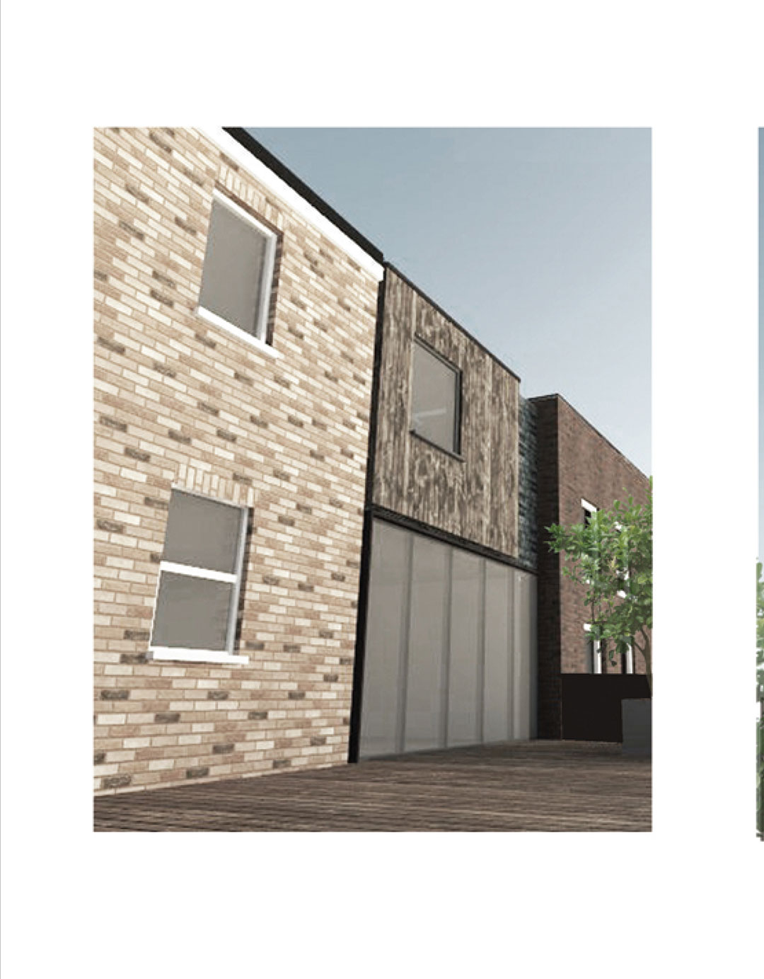 Camden Mews CGI Rear View