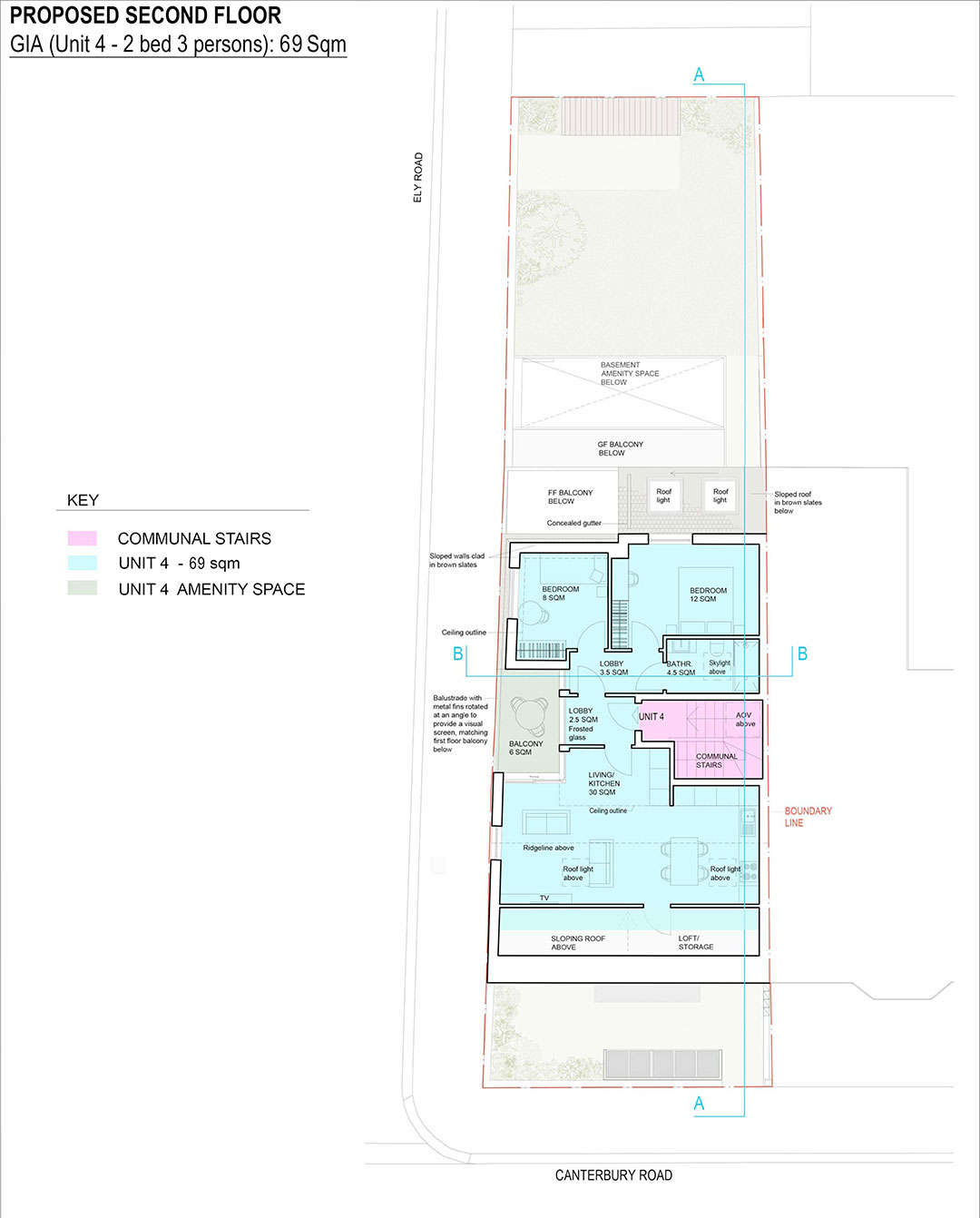Canterbury Road Second Floor Plan