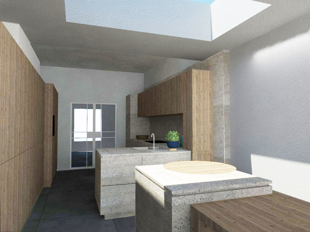 Hilltop Road CAD Kitchen Drawing