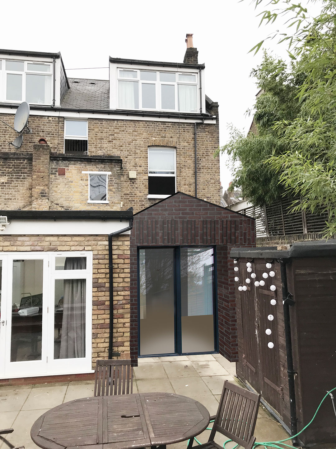 Hilltop Road Kitchen Extenion Proposal Outside