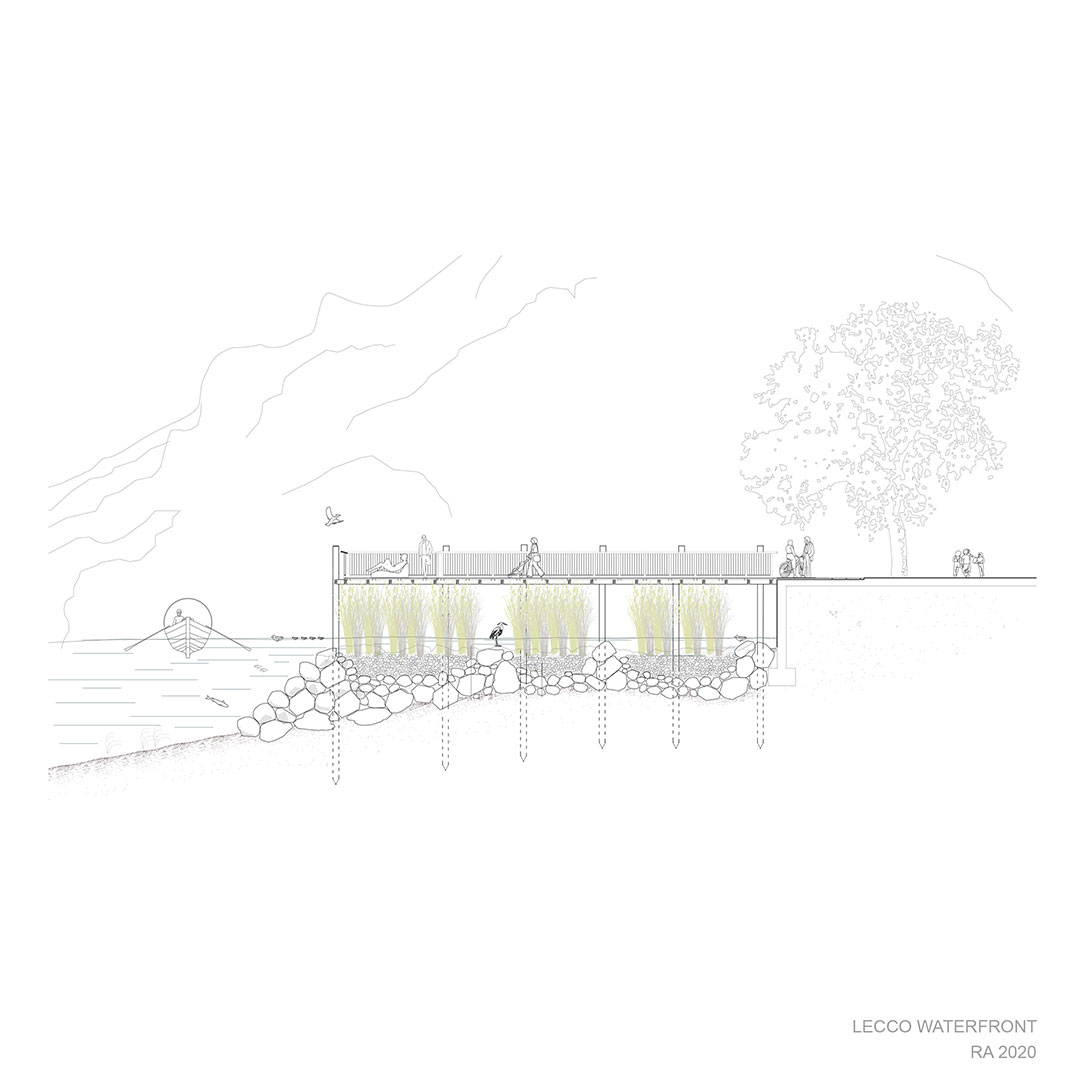 Lecco Waterfront Development SEction