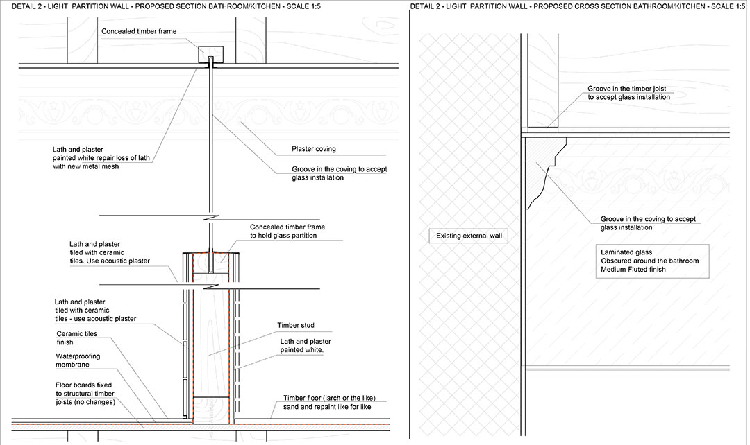 Pembridge flat refurbishment plan