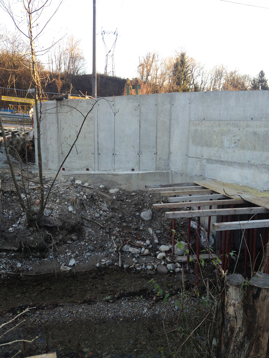Ponte Lissago construction
