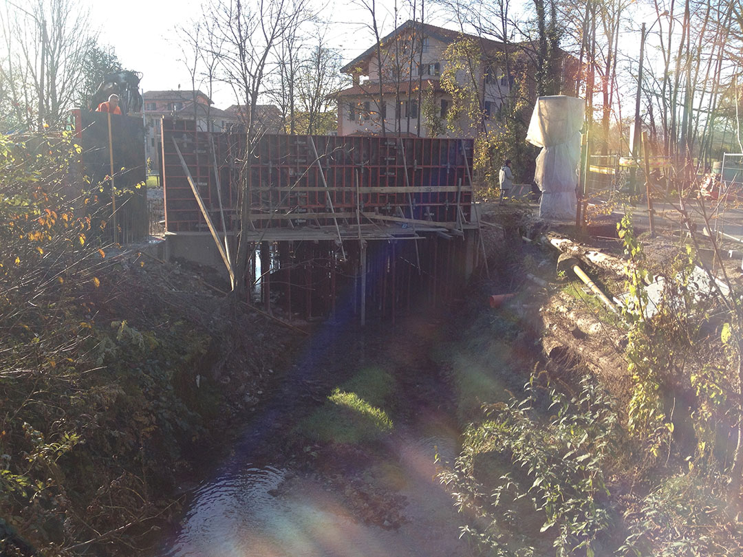 Ponte Lissago ongoing works