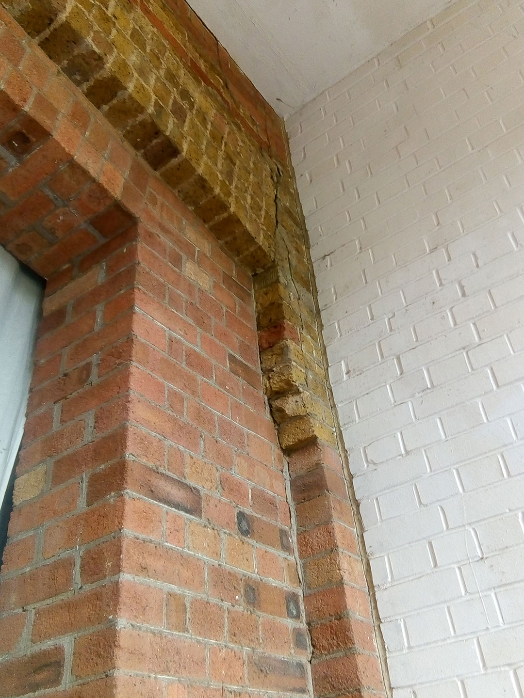 Tabard center brick wall fragment