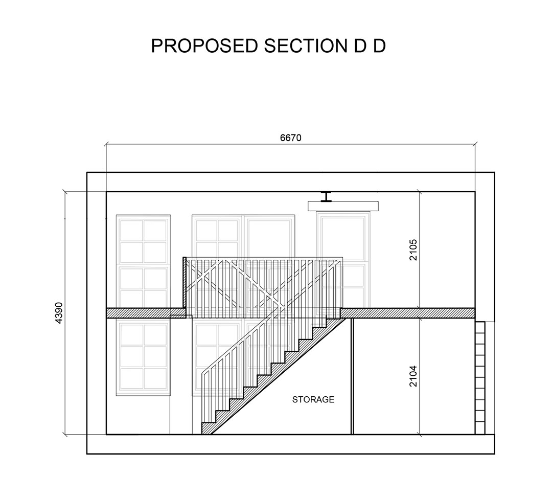 Tabard center proposed section