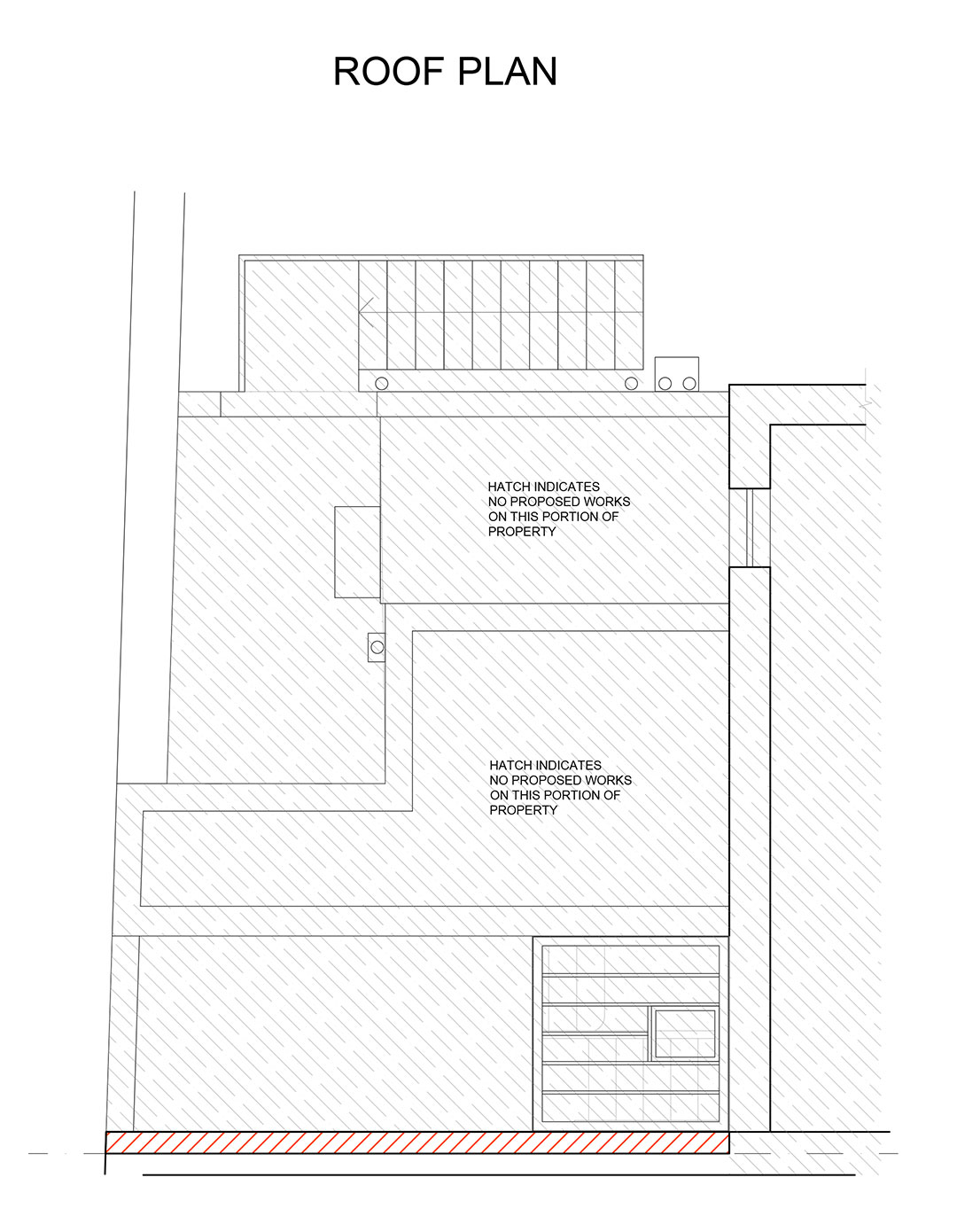 Tabard center roof plan