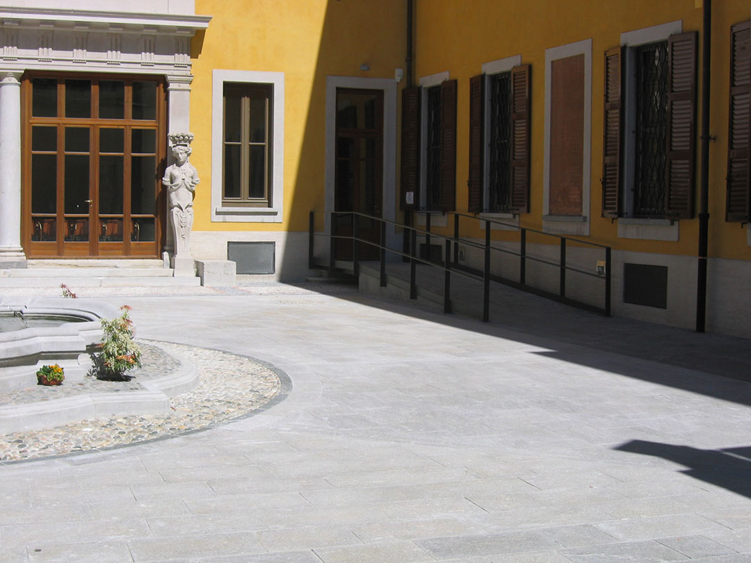 Villa Litta paving restoration